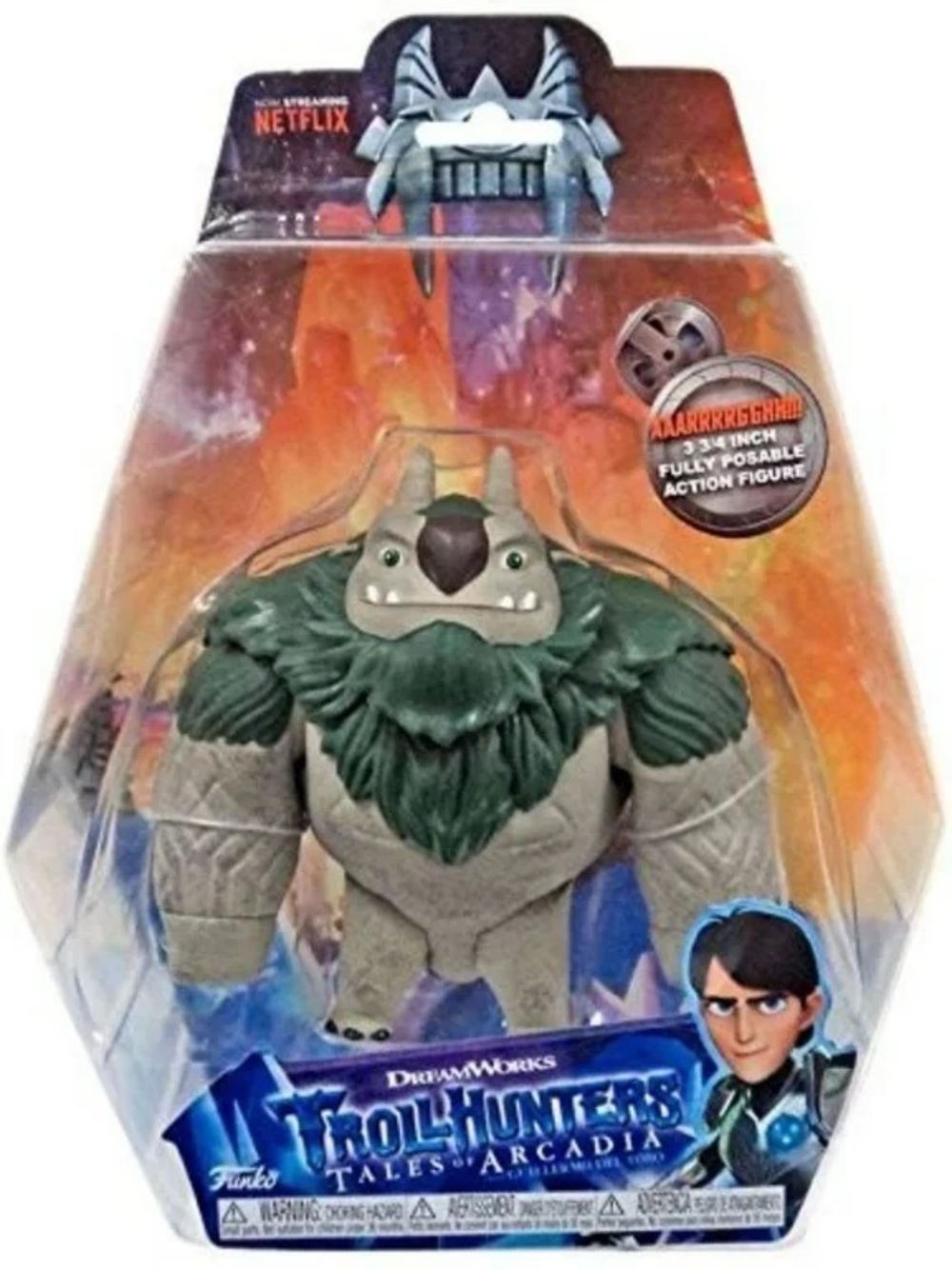 RARE Trollhunters Tales of Arcadia AAARRRGGHH!!! Action Figure Funko Posable